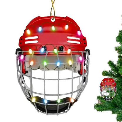 Casque Hockey Sapin Noel - FrencHockey