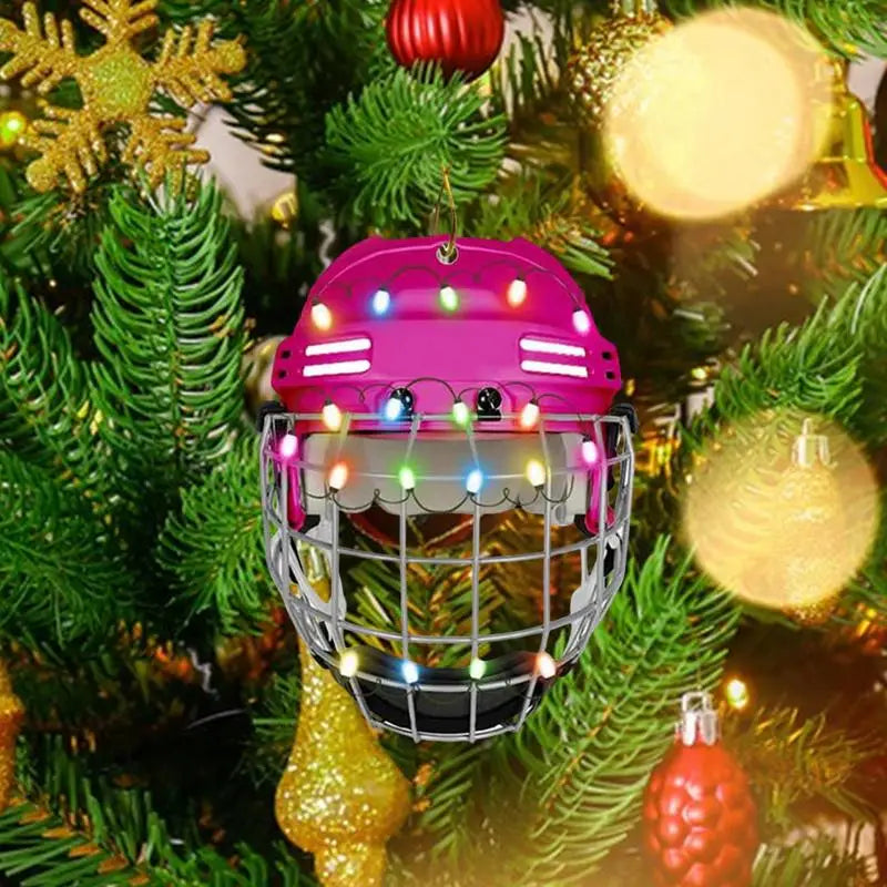 Casque Hockey Sapin Noel - FrencHockey