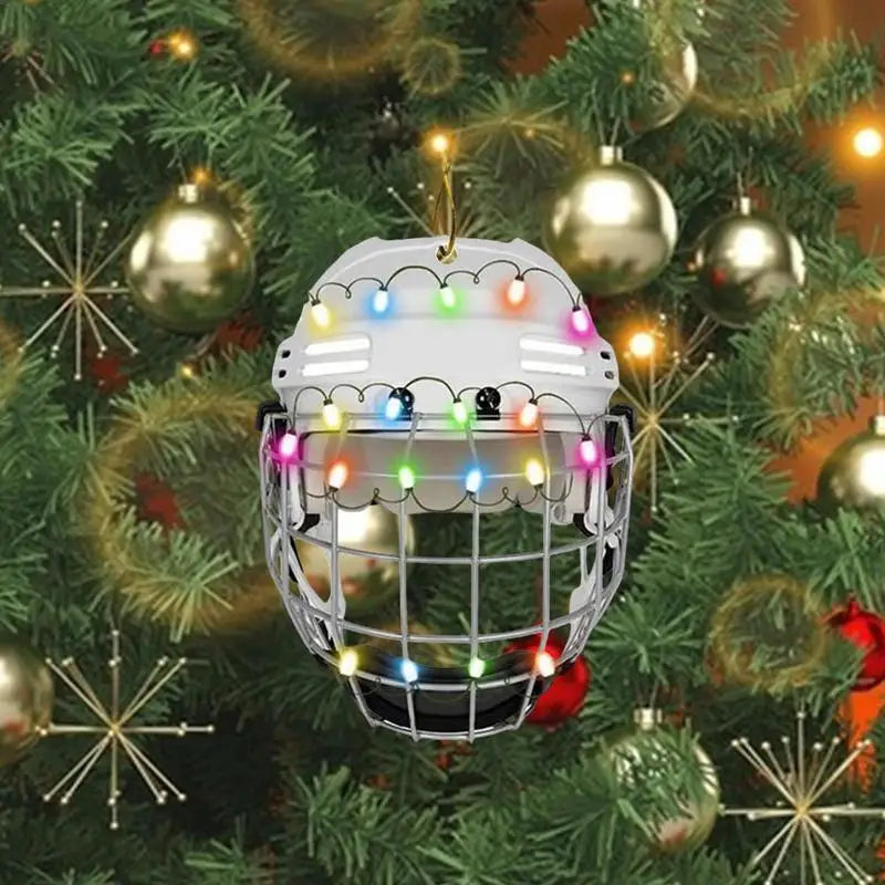 Casque Hockey Sapin Noel - FrencHockey