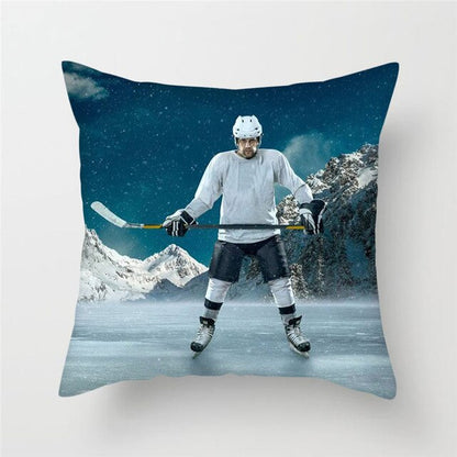 Housse de coussin Hockey 45x45cm - FrencHockey