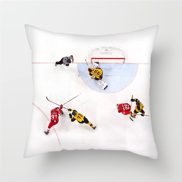 Housse de coussin Hockey 45x45cm - FrencHockey