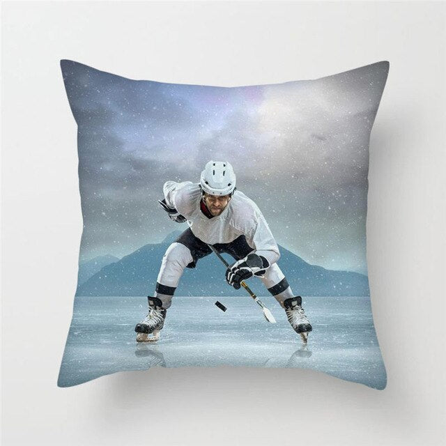 Housse de coussin Hockey 45x45cm - FrencHockey