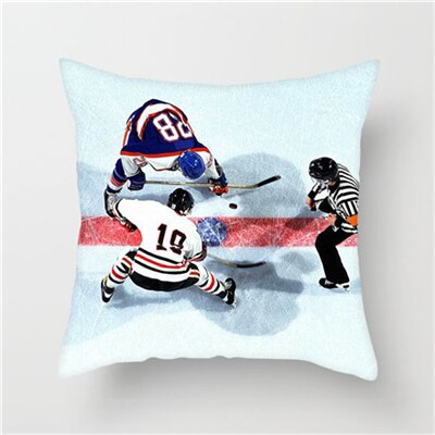 Housse de coussin Hockey 45x45cm - FrencHockey