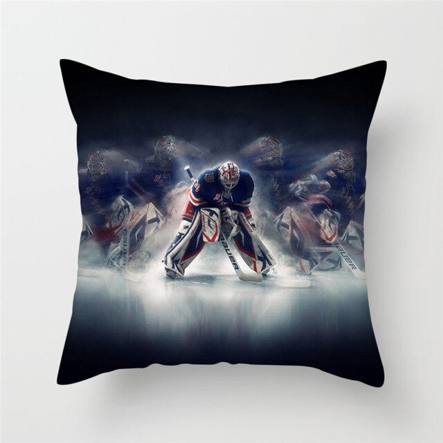 Housse de coussin Hockey 45x45cm - FrencHockey