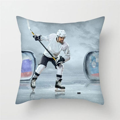 Housse de coussin Hockey 45x45cm - FrencHockey